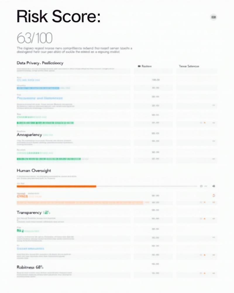 RiskLit compliance mockscorecard